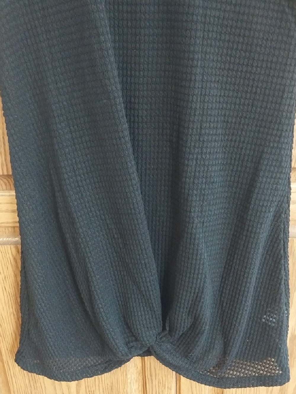 Cupshe NWT Women's Sleeveless Twisted Hem Mini Beach Cover-Up Size Large Black - Picture 7 of 14